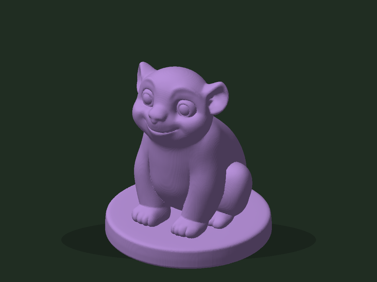 3D render of Cuddly Lemur