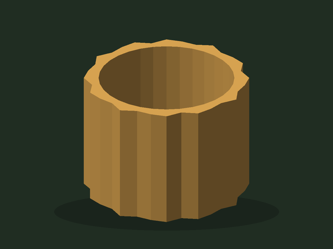3D render of Mini planter